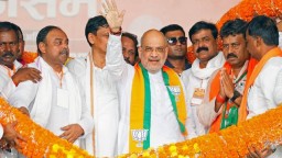 Vote to elect strong Govt to ensure internal security, maintain pace of development: Amit Shah